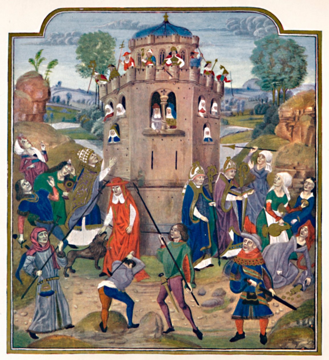 A fortaleza de La Foy. MS. Roy. 17 F. vi, 1903 de Unbekannt