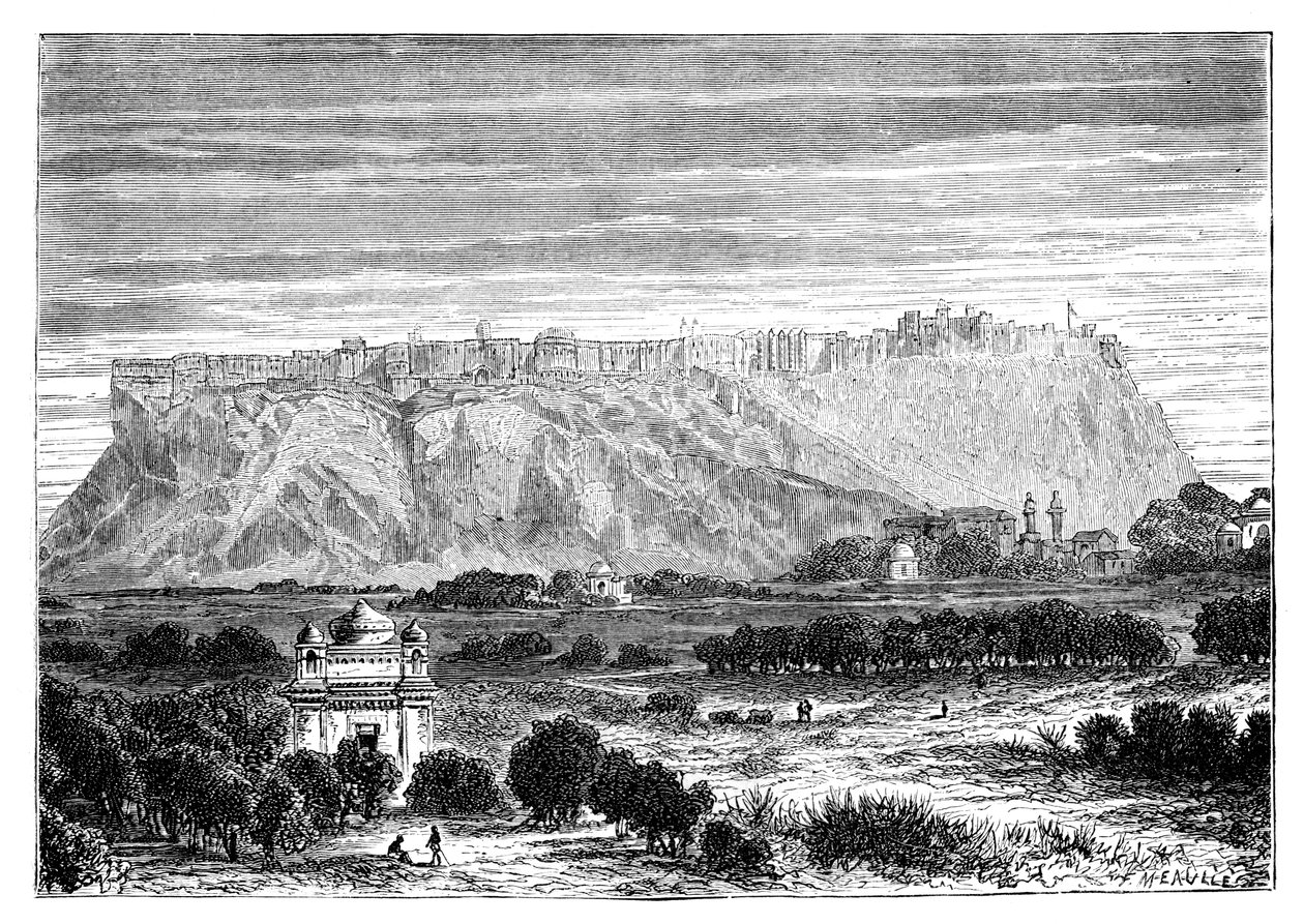 A fortaleza de Gwalior de Unbekannt