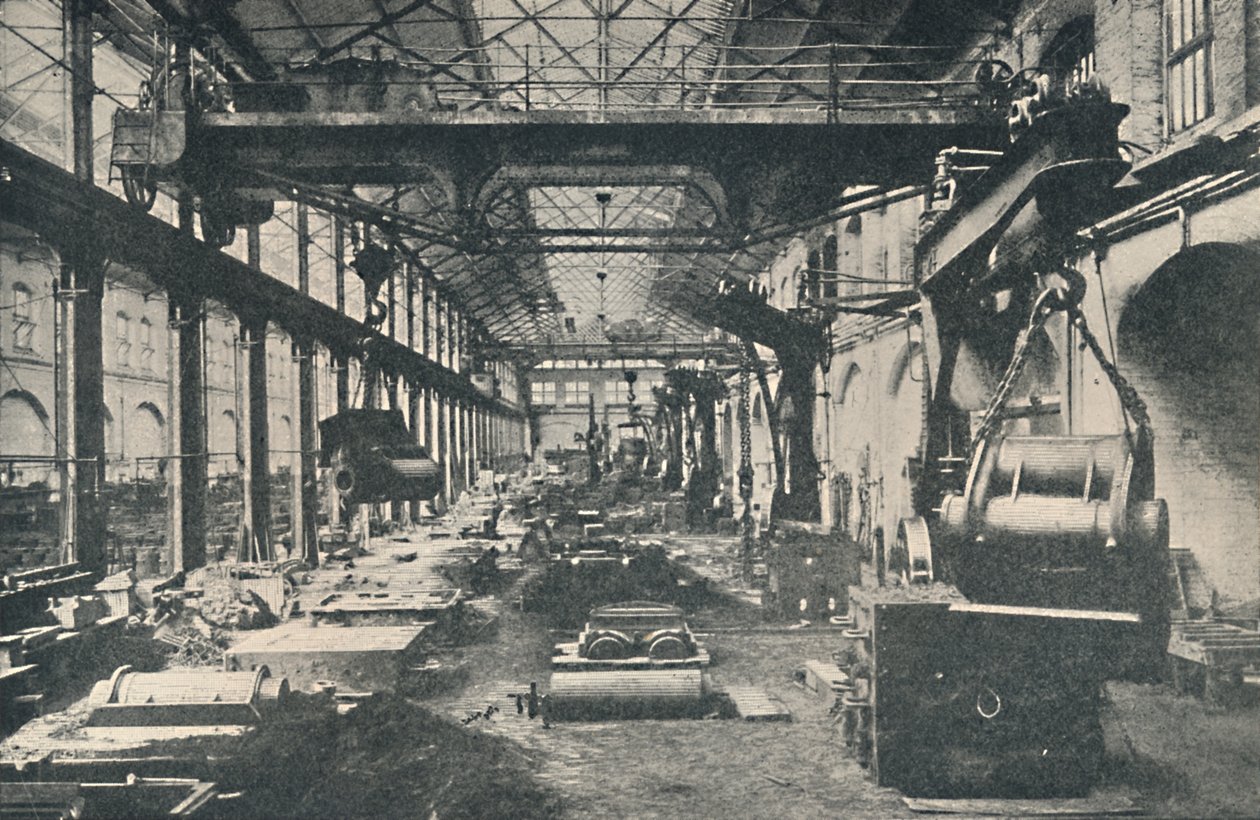 A fundição em Swindon Works, c1917 de Unbekannt