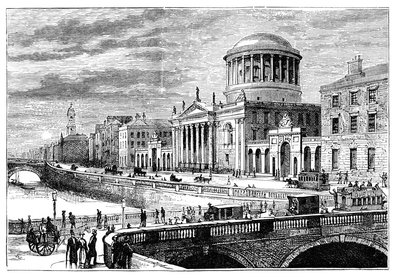 Os Quatro Tribunais, Dublin, Irlanda, 1900 de Unbekannt