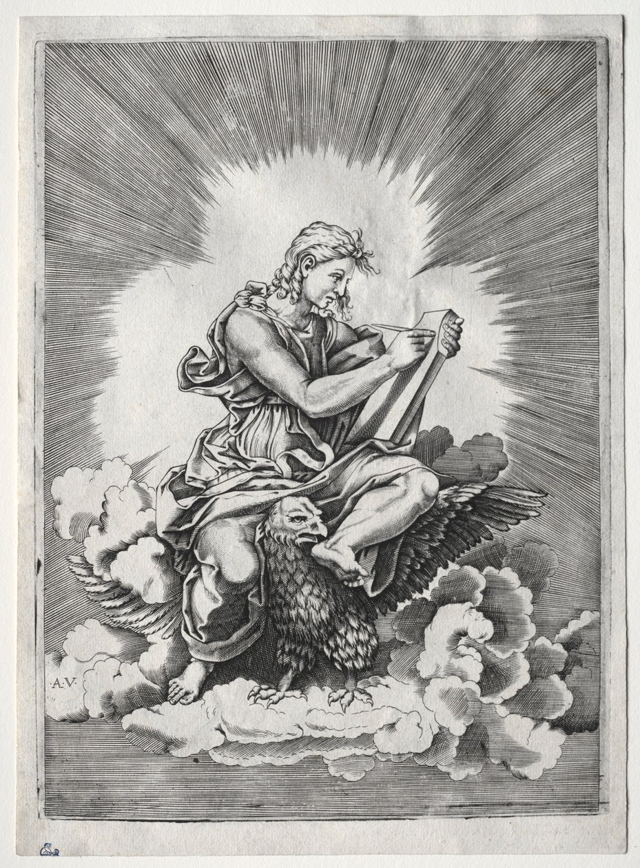 Os quatro evangelistas: São João, c. 1518 de Unbekannt