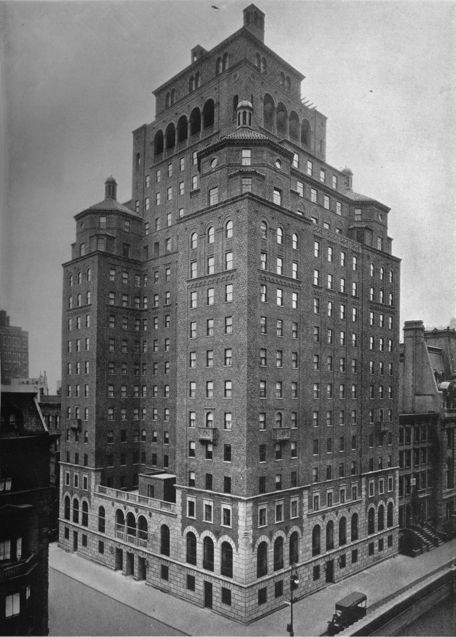 Edifício dos clubes da fraternidade, Nova York, 1924 de Unbekannt