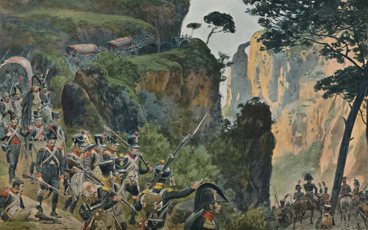 O exército francês nas montanhas de Portugal, 1896 de Unbekannt