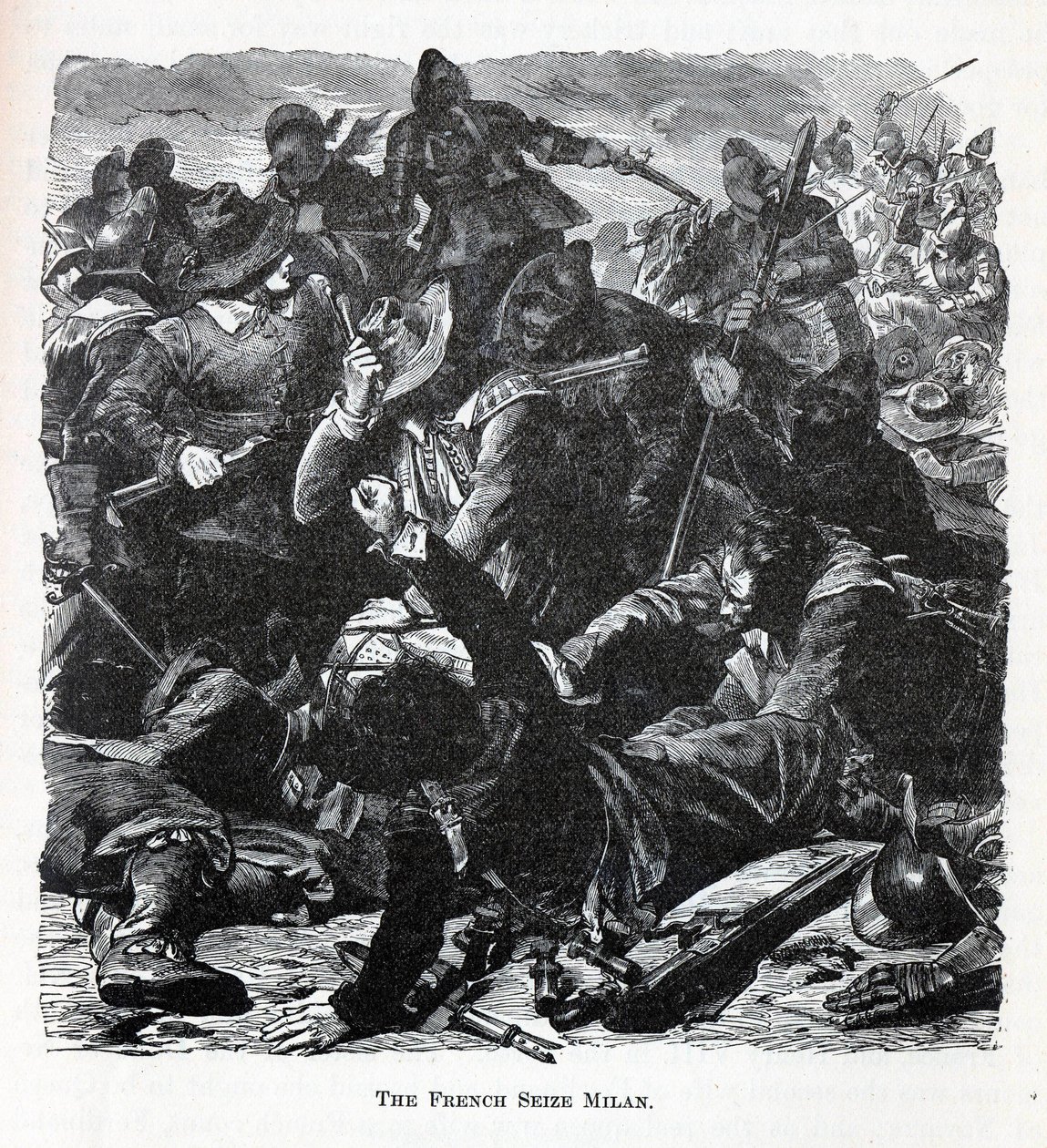 Os franceses apreendem Milão, 1882 de Unbekannt