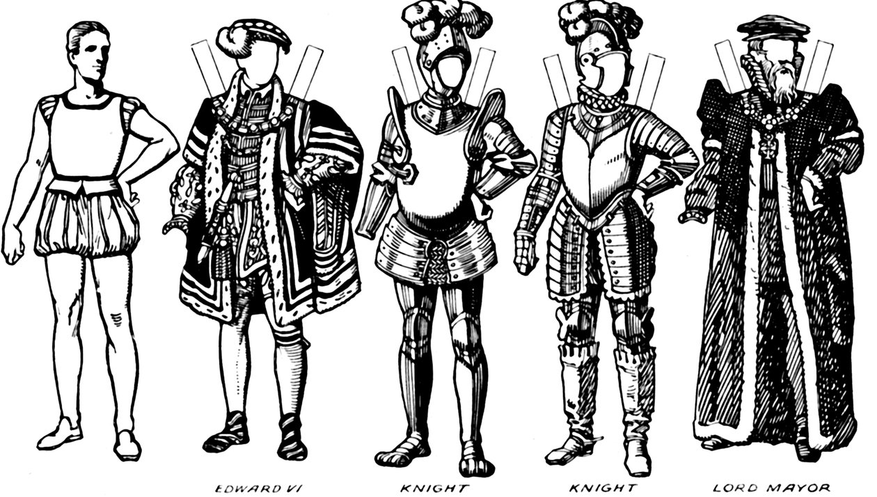 A Galeria de Trajes: Vestidos Usados nos Dias em que a Rainha Maria Reina, c1934 de Unbekannt