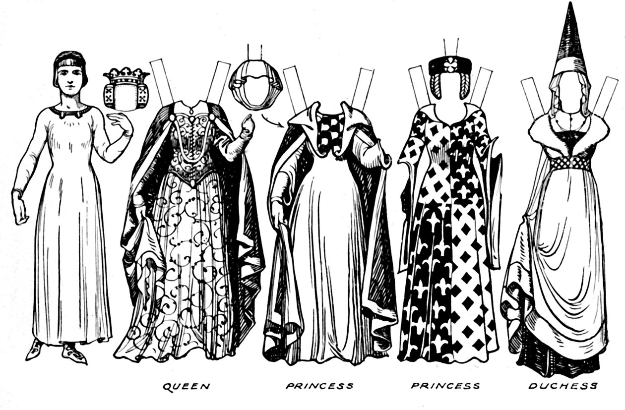 A Galeria de Trajes: Nos Dias do Segundo e Terceiro Edwards, c1934 de Unbekannt
