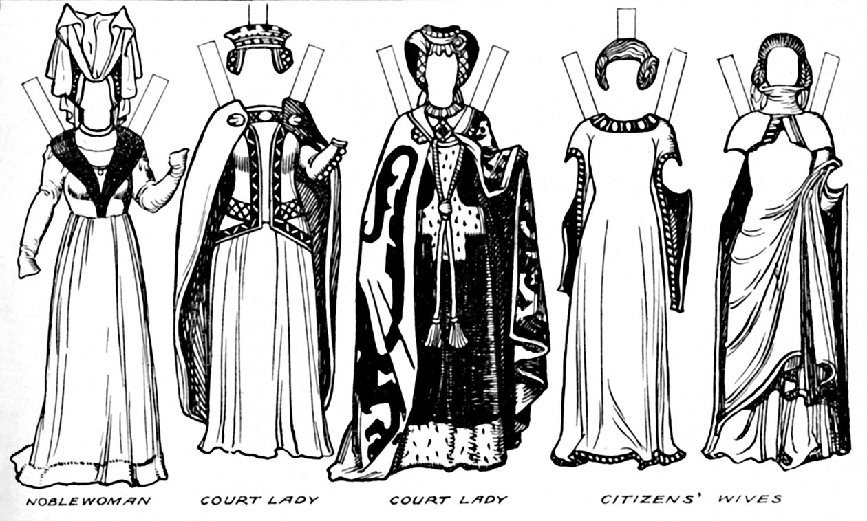 A Galeria de Trajes: Nos Dias do Segundo e Terceiro Edwards, c1934 de Unbekannt