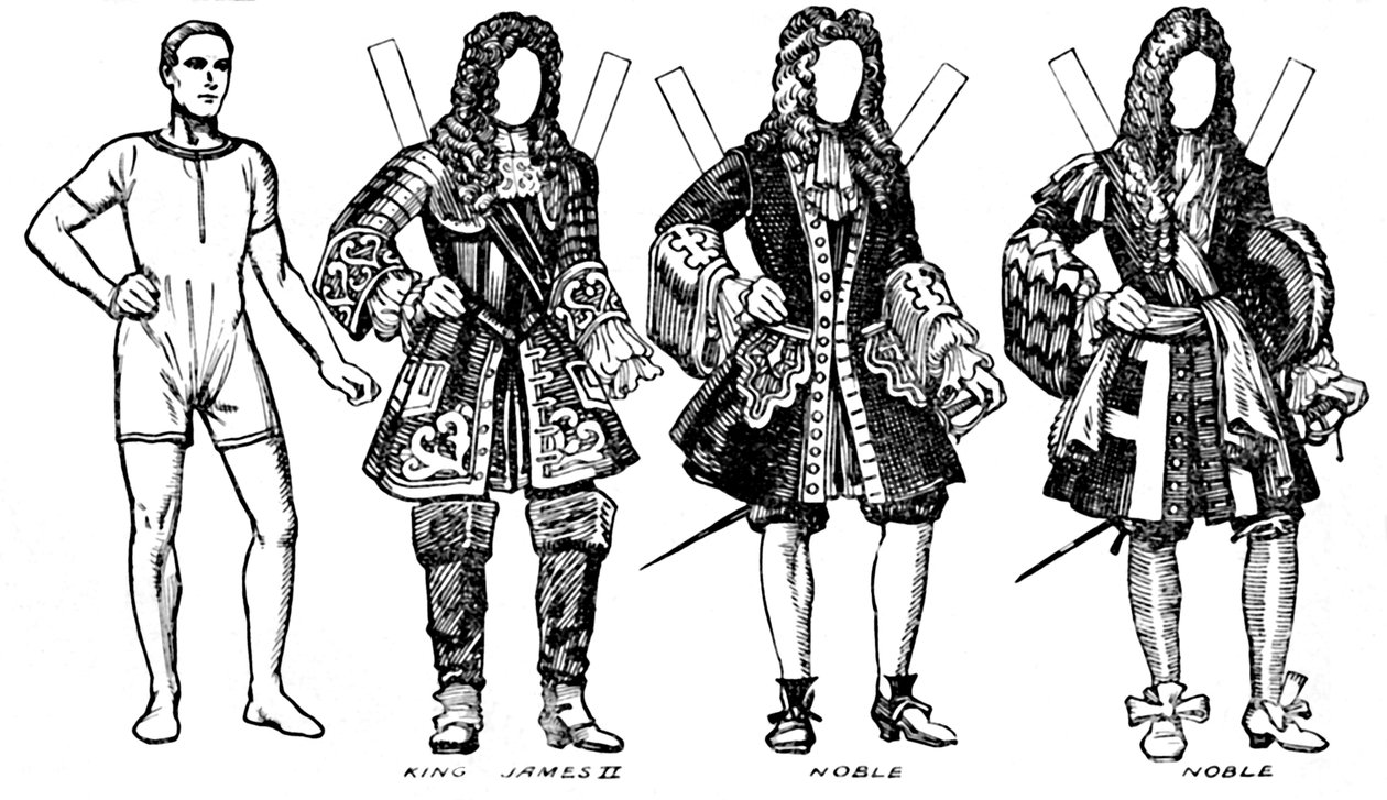 A Galeria de Trajes Ingleses: Alguns dos Vestidos Usados no Tempo de William III, c1934 de Unbekannt