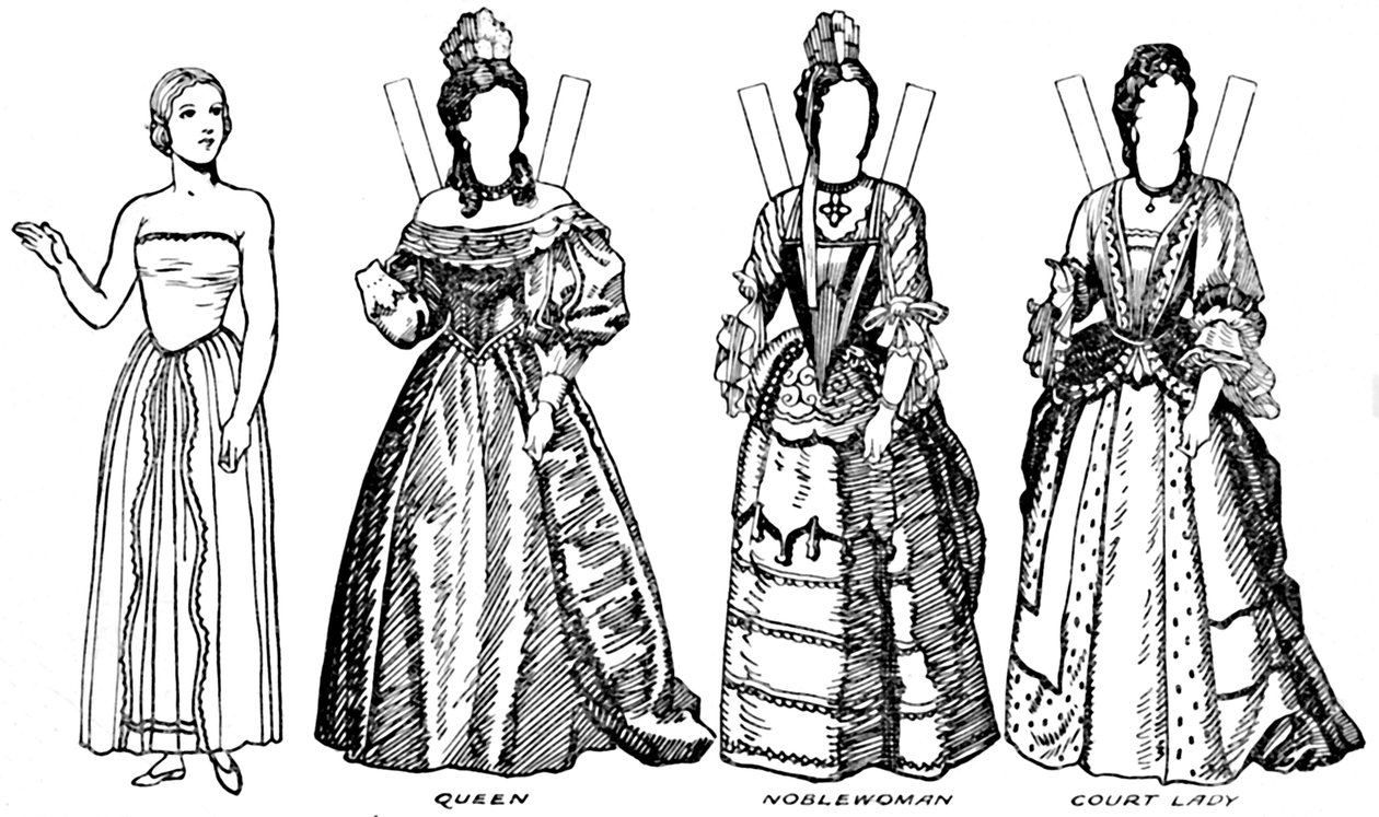 A Galeria de Trajes Ingleses: Alguns dos Vestidos Usados no Tempo de William III, c1934 de Unbekannt