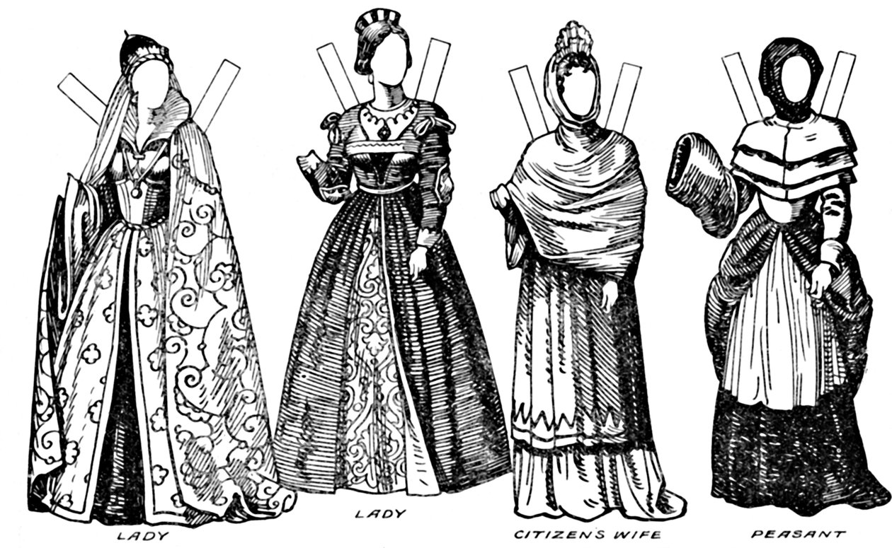 A Galeria de Trajes Ingleses: Alguns dos Vestidos Usados no Tempo de William III, c1934 de Unbekannt