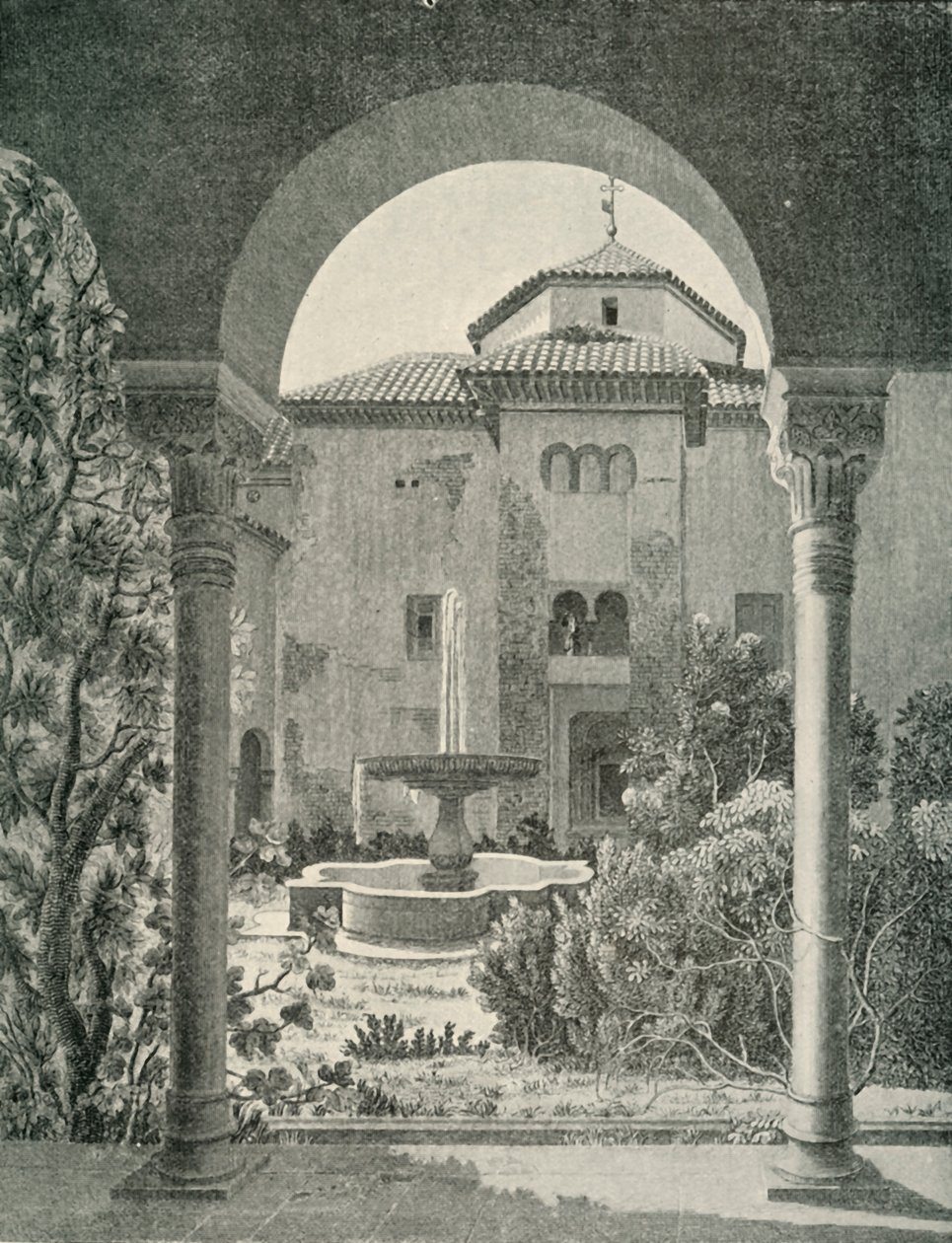 O Jardim de Lindaraja., Século XIX, 1907. de Unbekannt