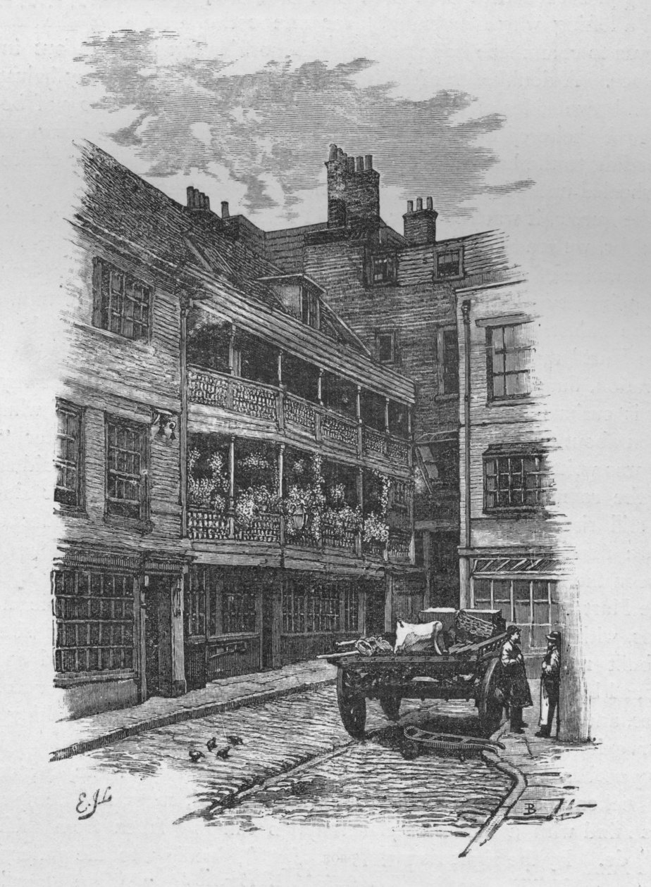 The George Inn, cidade, 1890 de Unbekannt