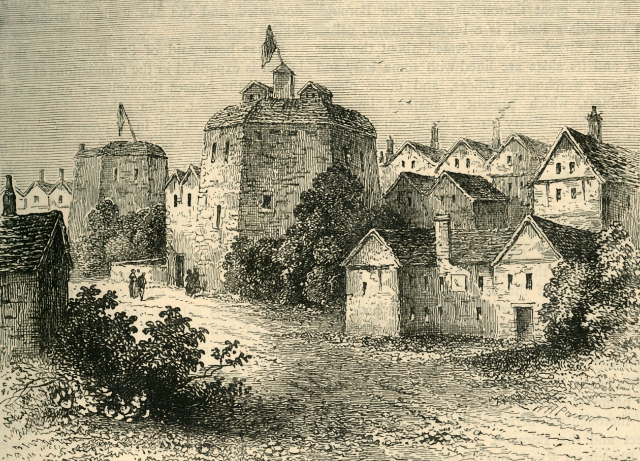 O Teatro Globo, Temp. Elizabeth, c1878. de Unbekannt