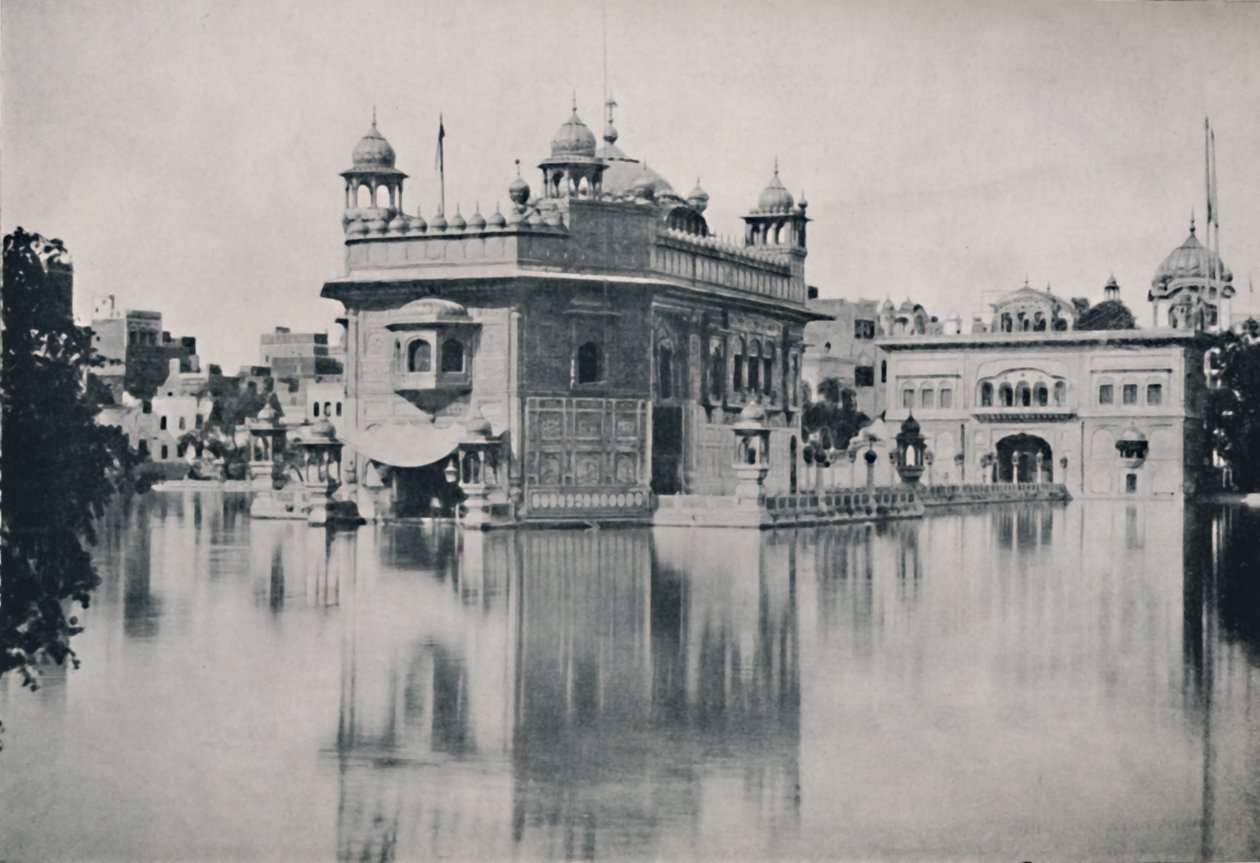 O Templo Dourado, Amritsar, 1936. de Unbekannt