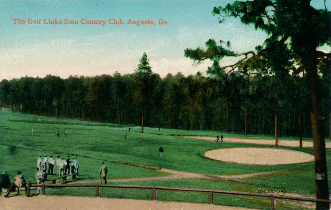 As ligações de golfe do Country Club, Augusta, Geórgia, c1910 de Unbekannt