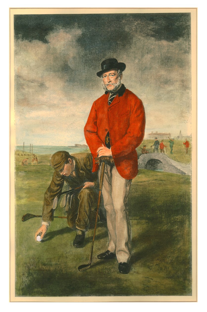 O jogador de golfe, século XIX. de Unbekannt