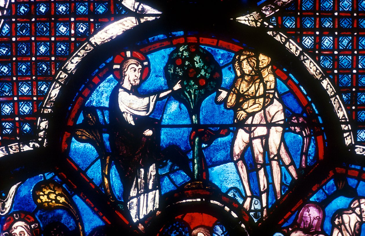A janela do bom samaritano, Catedral de Chartres, França, século XIII de Unbekannt