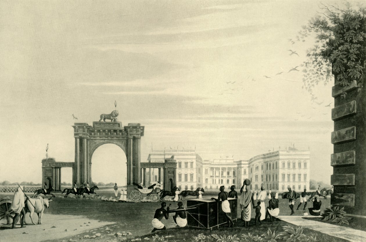 O Governador Geral e a Guarda do Corpo Fora da Casa do Governo, 1820, 1925. de Unbekannt