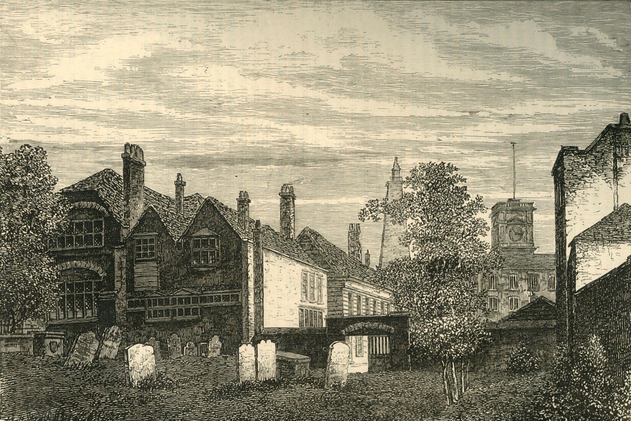 A escola secundária de St. Olaves, 1810, c1878. de Unbekannt