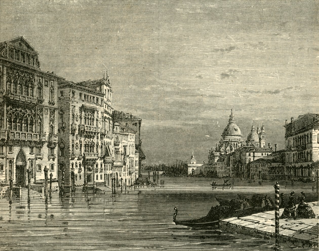 O Grande Canal, Veneza, 1890. de Unbekannt