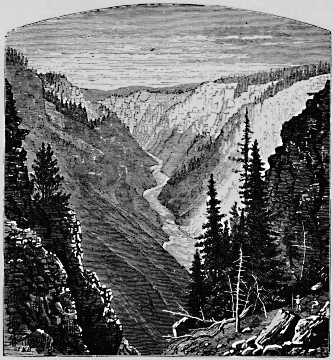 O Grande Cañon, 1883 de Unbekannt