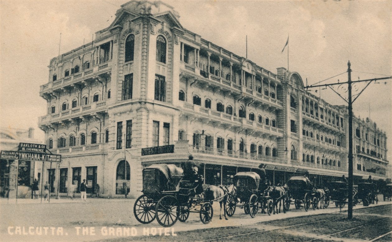 O Grand Hotel, em Calcutá, c1920 de Unbekannt