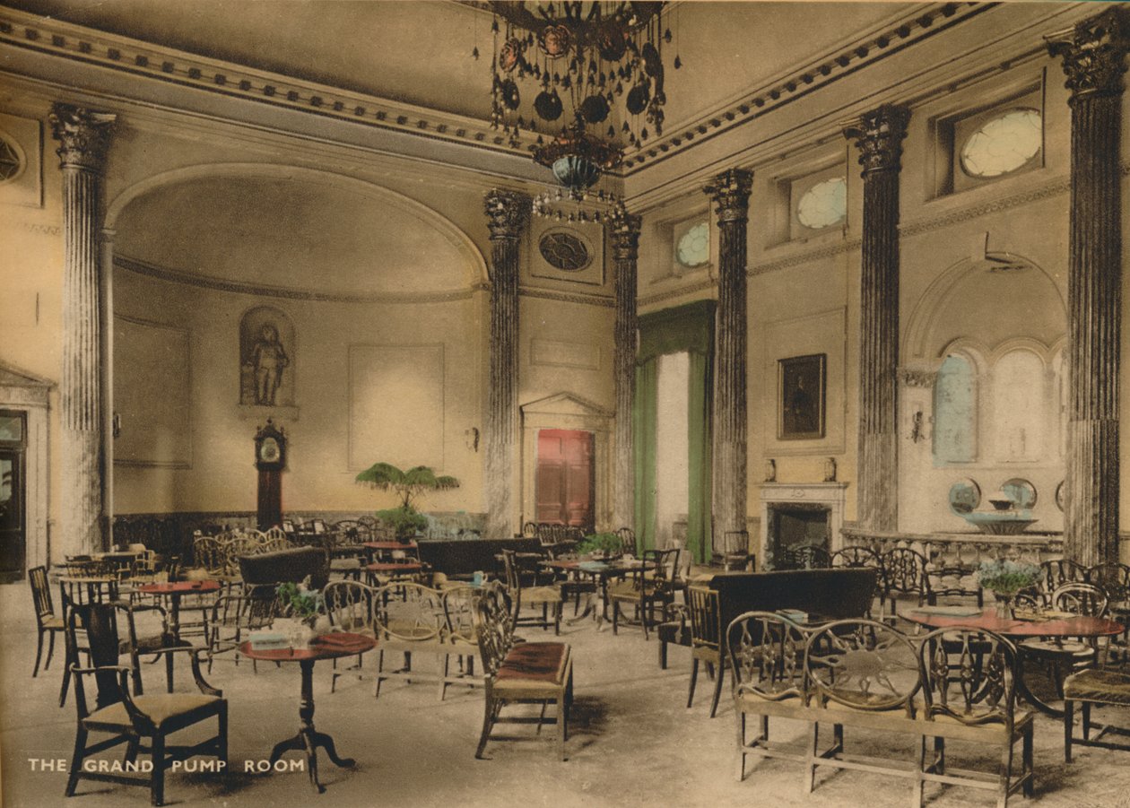 O Grand Pump Room, Bath, Somerset, c1925 de Unbekannt