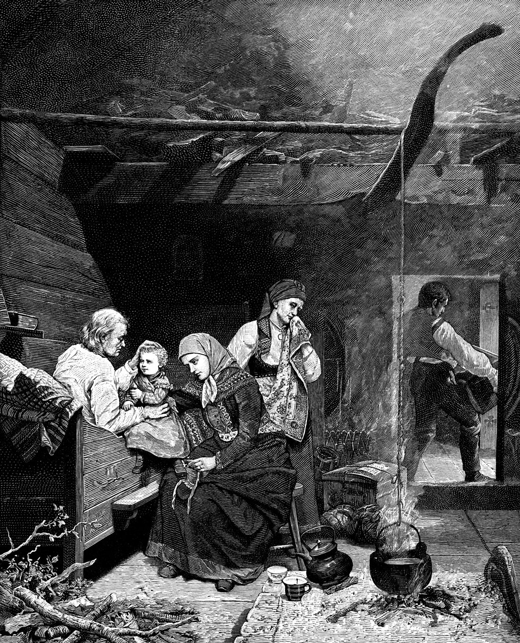 A Bênção dos Avôs, meados do século XIX, 1882 de Unbekannt