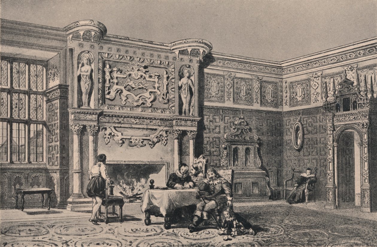 A Grande Câmara, Montacute, Somerset, 1915. de Unbekannt