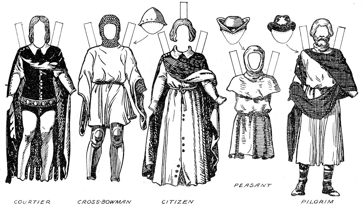 A Grande Galeria de Trajes Britânicos: Vestido Usado em Edward The Thirds Reign, c1934 de Unbekannt
