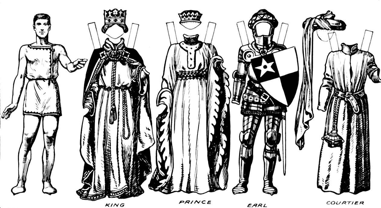 A Grande Galeria de Trajes Históricos: Como as Pessoas Se Vestiram no Reinado de Henrique IV, c1934 de Unbekannt