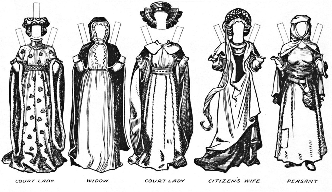 A Grande Galeria de Trajes Históricos: Como as Pessoas Se Vestiram no Reinado de Henrique IV, c1934 de Unbekannt