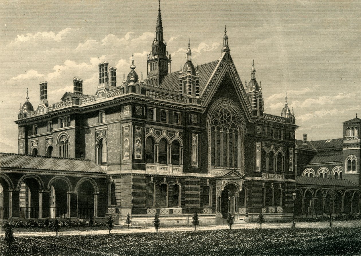 O Grande Salão, Dulwich College, c1878. de Unbekannt