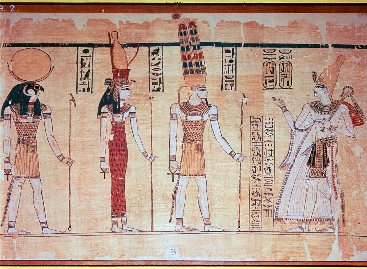 O Grande Papiro Harris, de Tebas, Egito, reinado de Ramsés IV, c1200 aC de Unbekannt