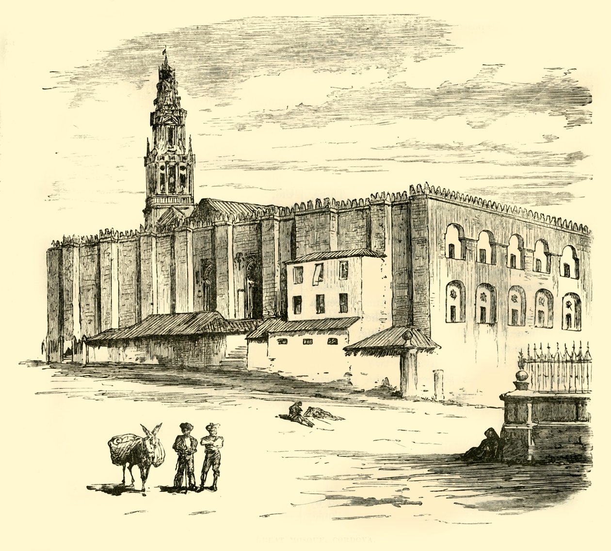 A Grande Mesquita, Córdoba, 1890. de Unbekannt