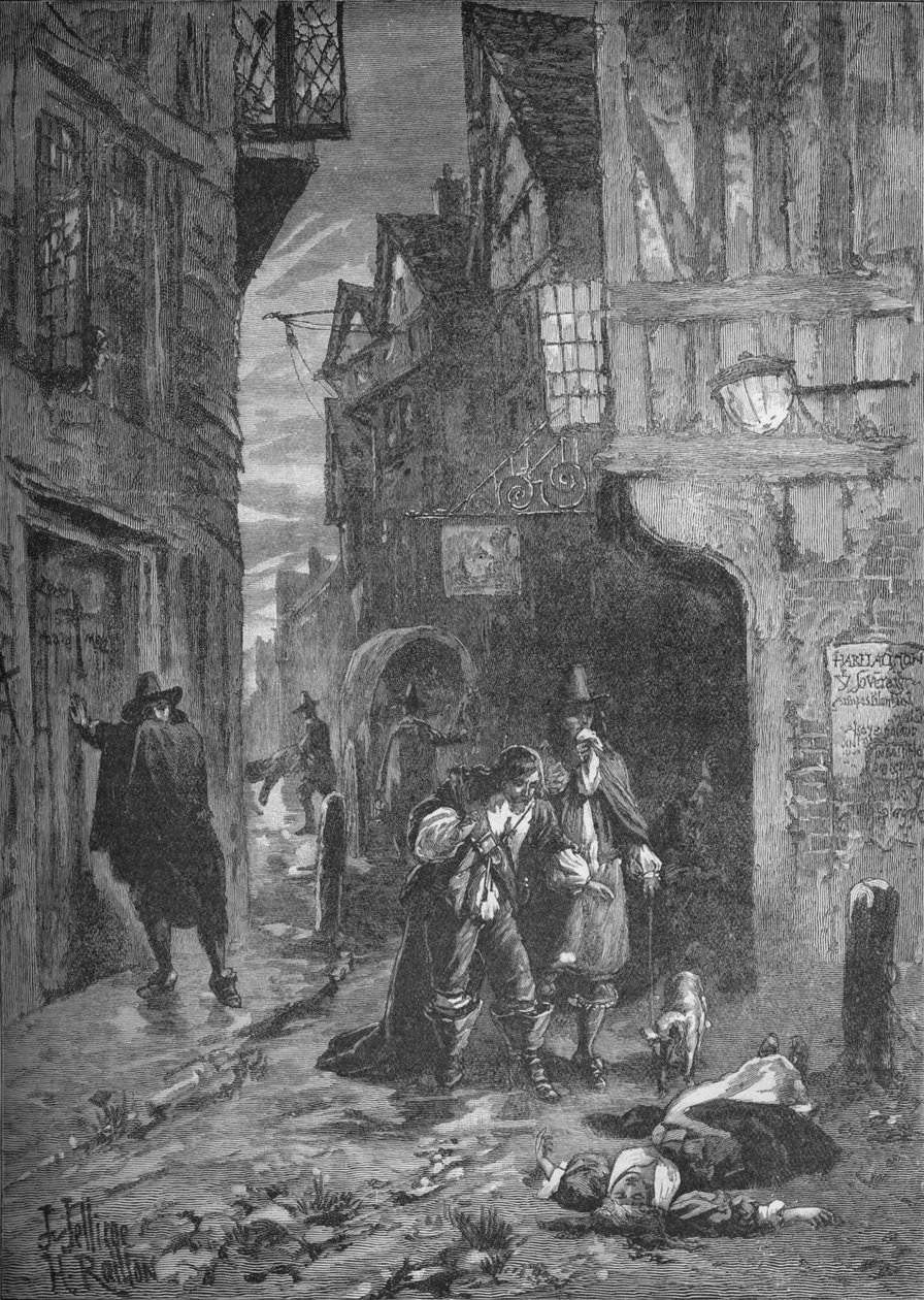 A Grande Praga: cenas nas ruas de Londres, 1665-1666 1905 de Unbekannt
