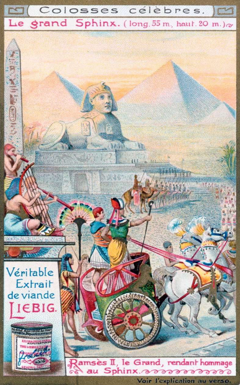 A Grande Esfinge de Gizé, Egito, c1890-1910 de Unbekannt