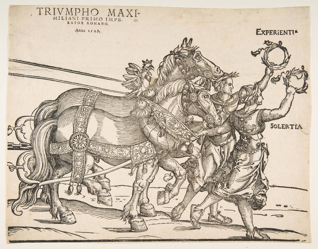 O Grande Carro Triunfal, oito folhas.n.d. de Unbekannt