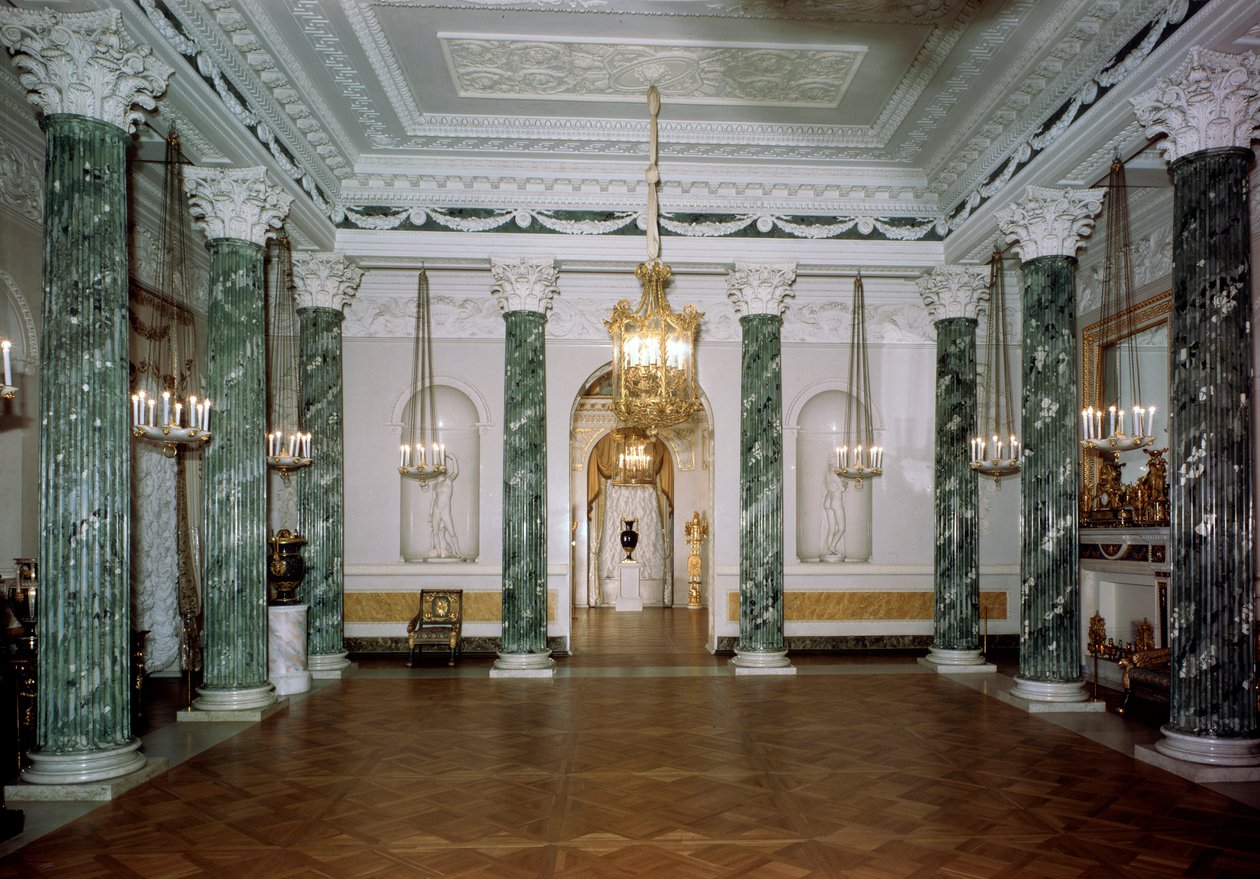 The Grecian Hall, Palácio Pavlovsk, São Petersburgo, Rússia de Unbekannt