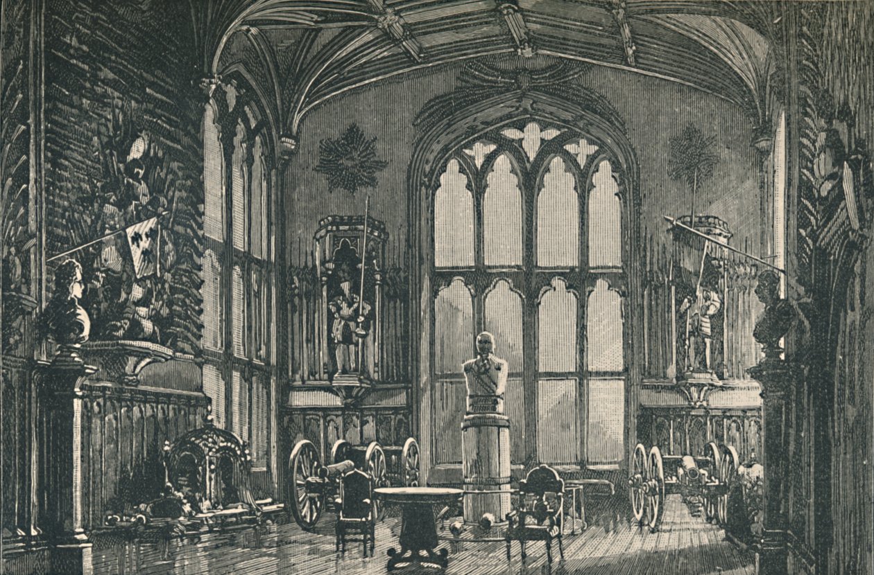 A sala da guarda, ou arsenal, 1895 de Unbekannt