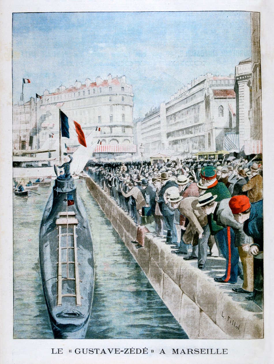 O Gustave-Zede chega a Marselha, 1901 de Unbekannt