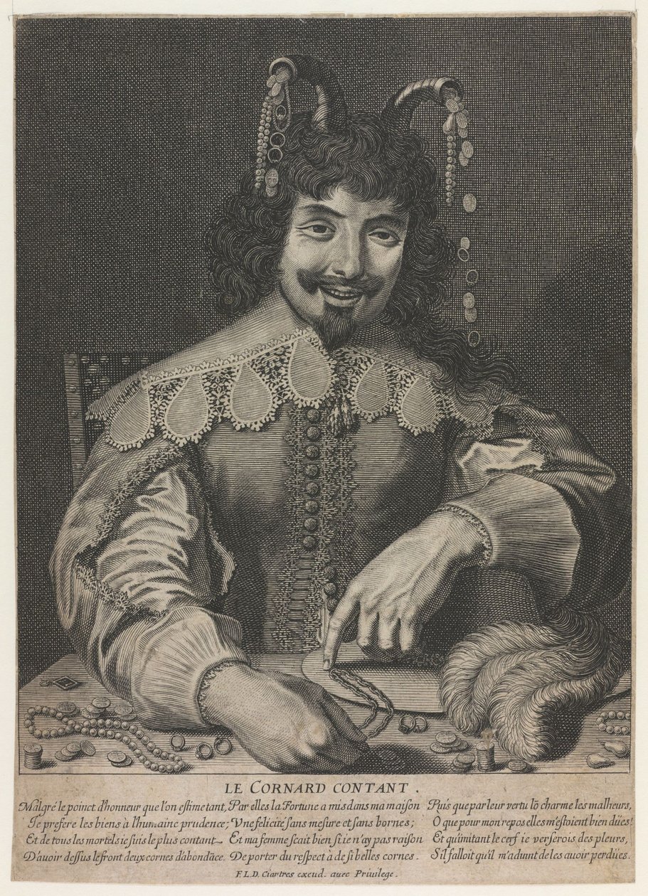 O corno feliz, 1640 de Unbekannt