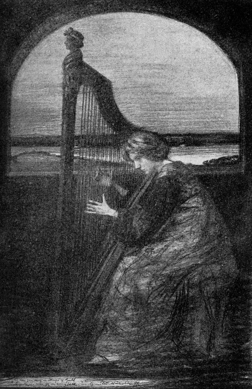 O jogador de harpa, 1900 de Unbekannt
