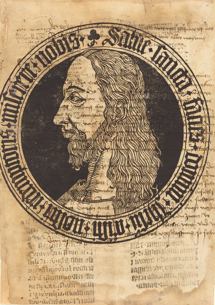 A Cabeça de Cristo, c. 1500. de Unbekannt