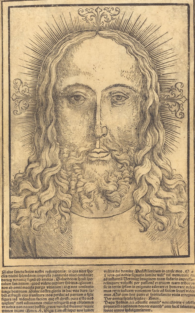 A Cabeça de Cristo, provavelmente 15001510. de Unbekannt