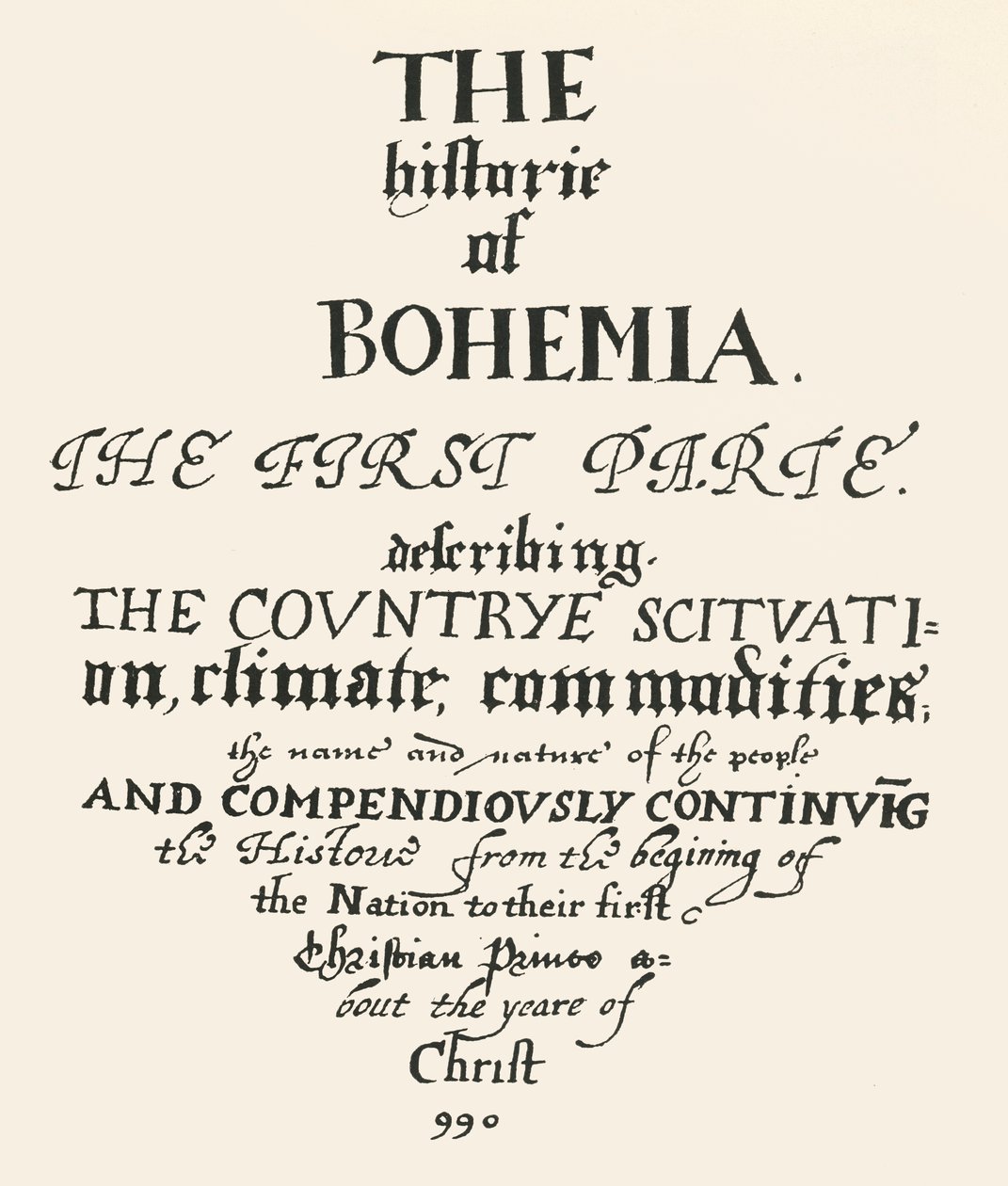 The Historie of Bohemia, 1619-1620, 1947. de Unbekannt