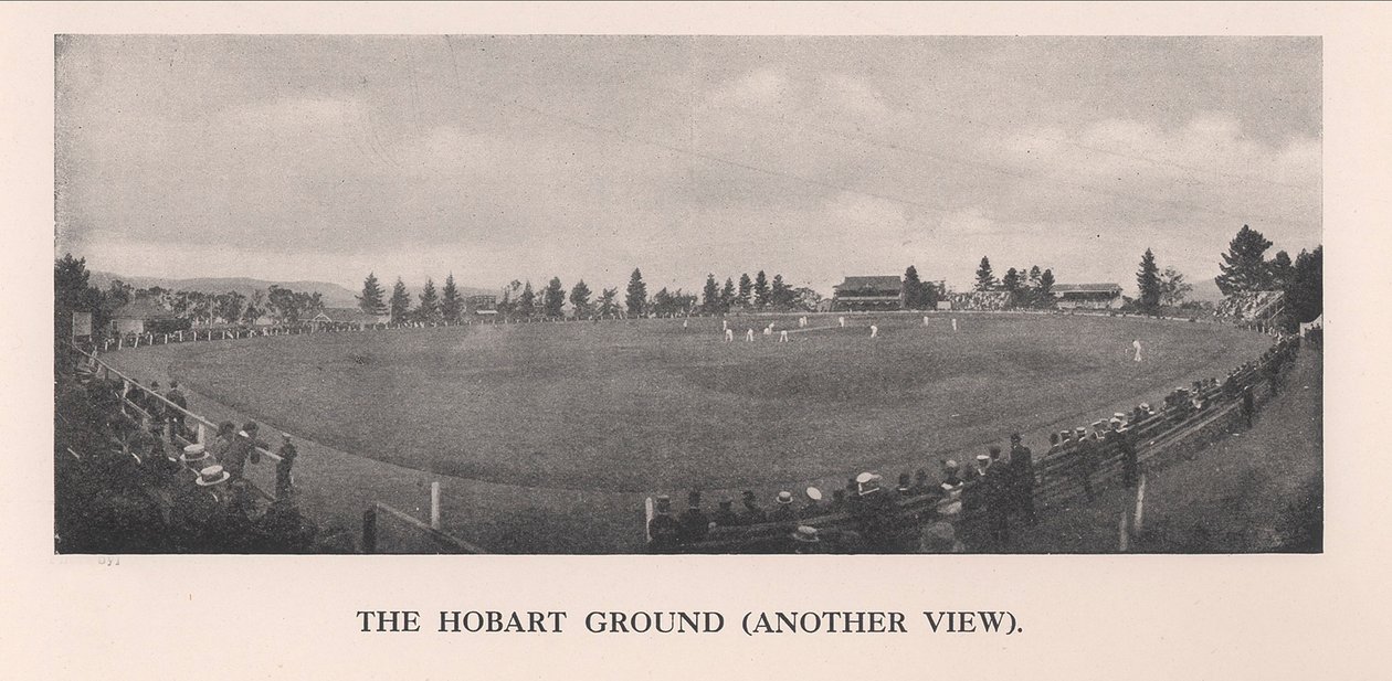 Campo de Críquete de Hobart, Tasmânia, Austrália, 1912 de Unbekannt