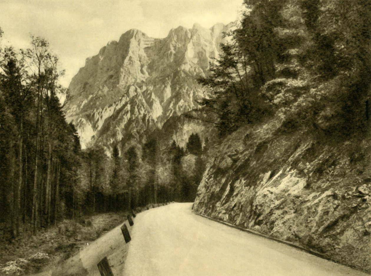 O Hochtor, Johnsbach, Parque Nacional Gesäuse, Estíria, Áustria, c1935. de Unbekannt