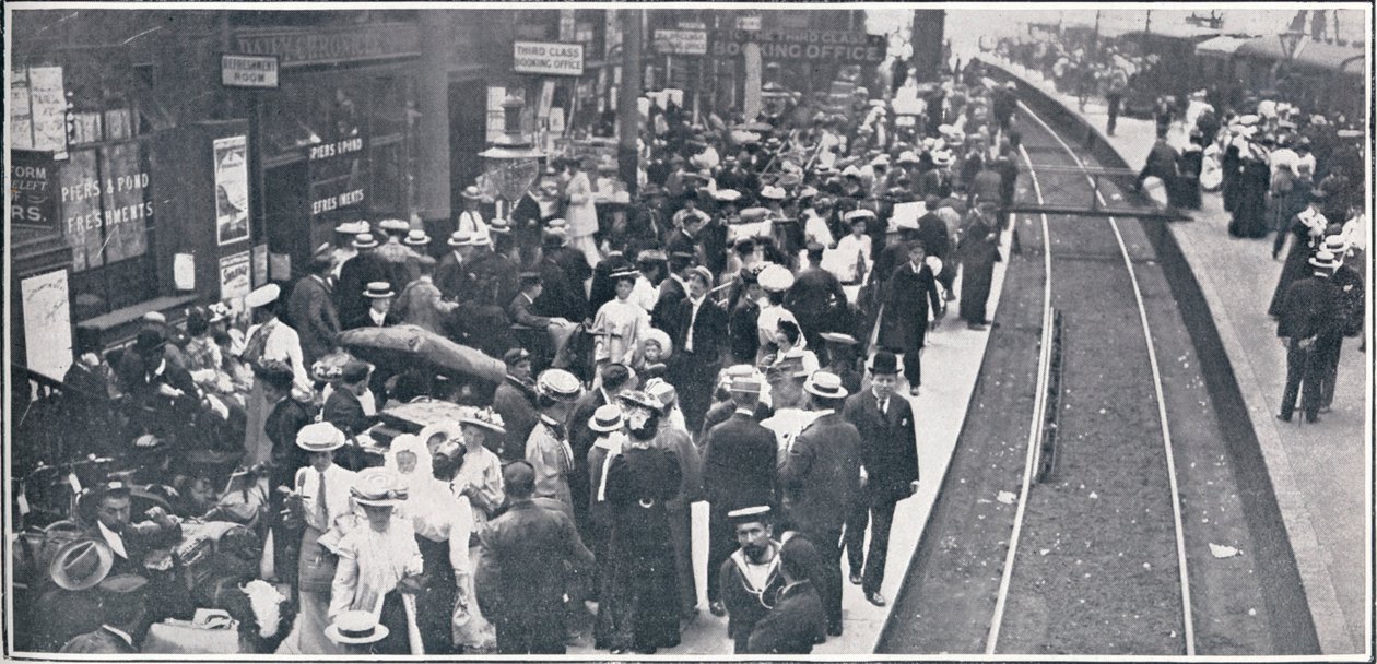 O êxodo de férias de Londres, 1906 de Unbekannt