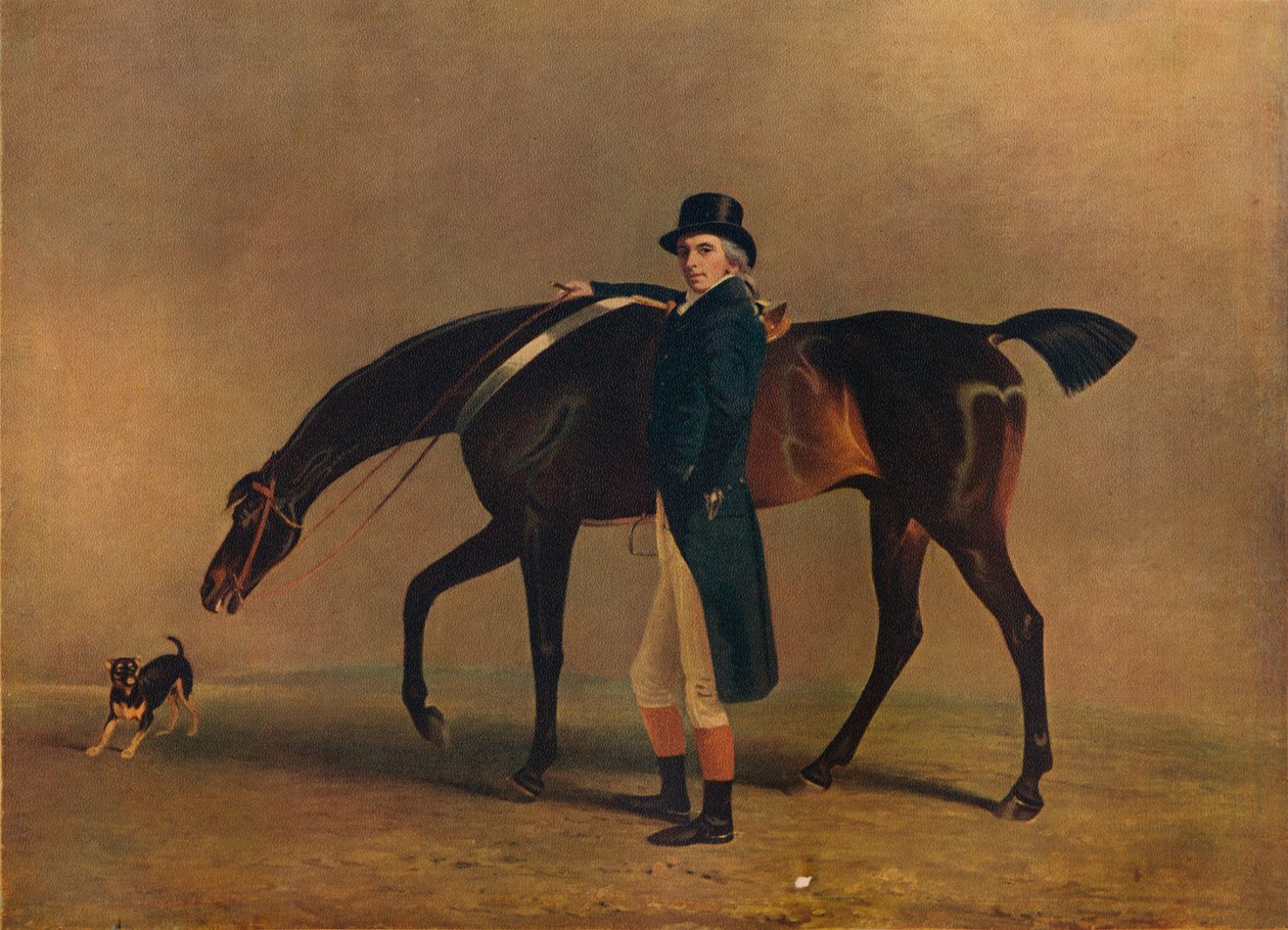 O HON. Cordeiro de Peniston com seu cavalo assassino 1770, 1929 de Unbekannt